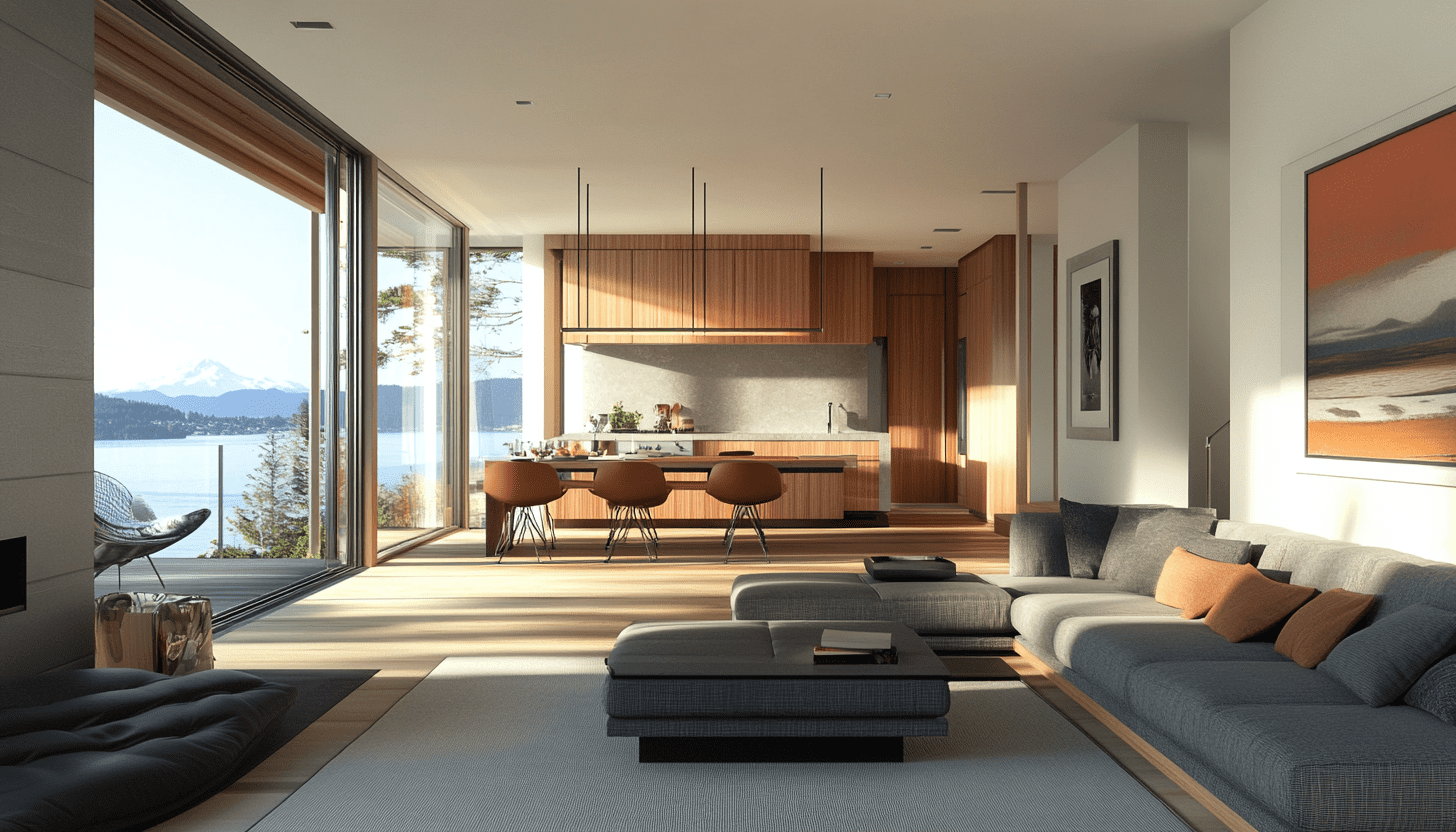 Interior views of a mid-sized modern contemporary home Interior views of a mid-sized modern contemporary home